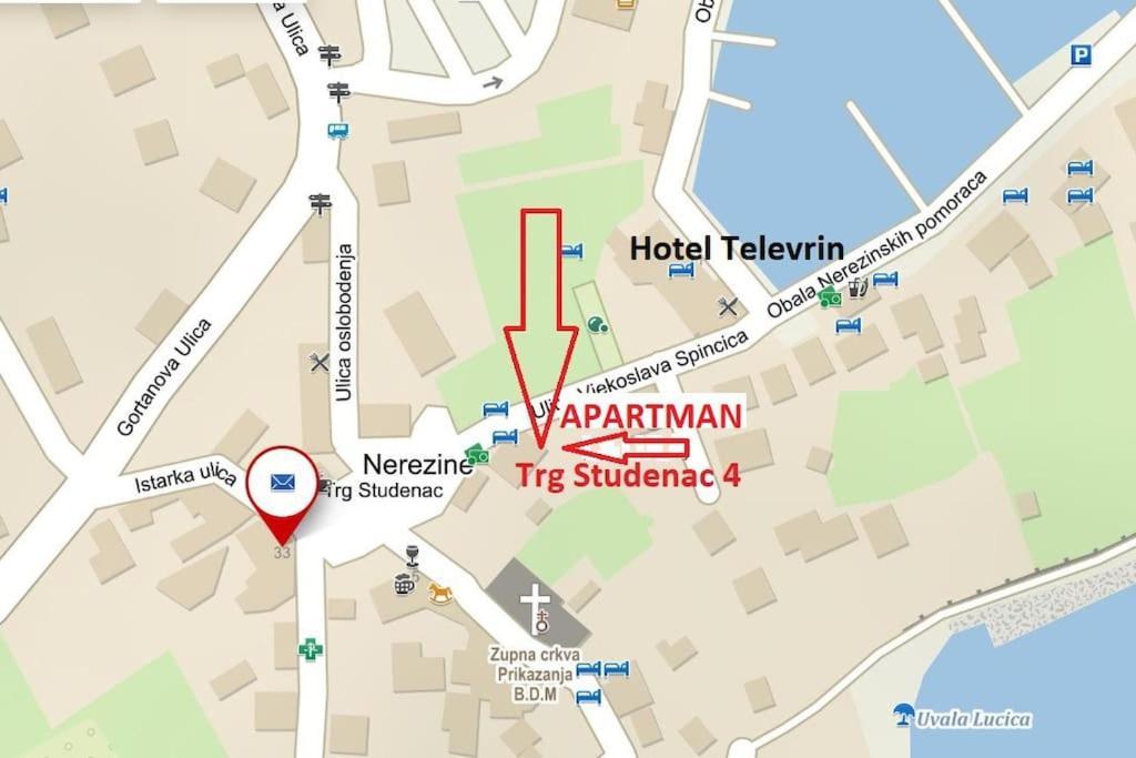 Nerezine Apartmany Centrum 외부 사진